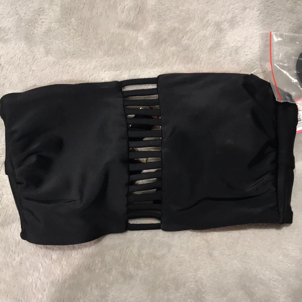 New black bathing suit top